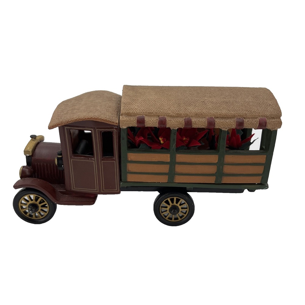 Department 56 Poinsettia Delivery Truck Heritage Village 59000‎